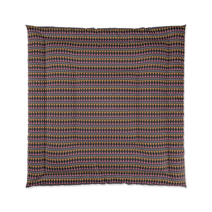 Midnight Clay Cairn Stripes Basic Bedding Set