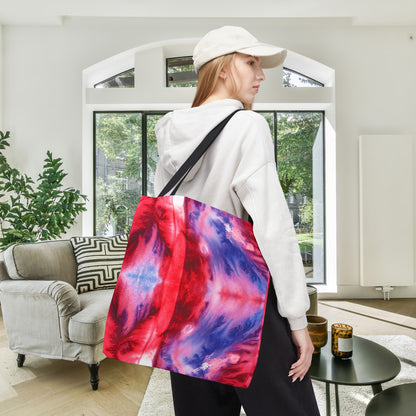 Freedom Swirl Canvas Tote Bag
