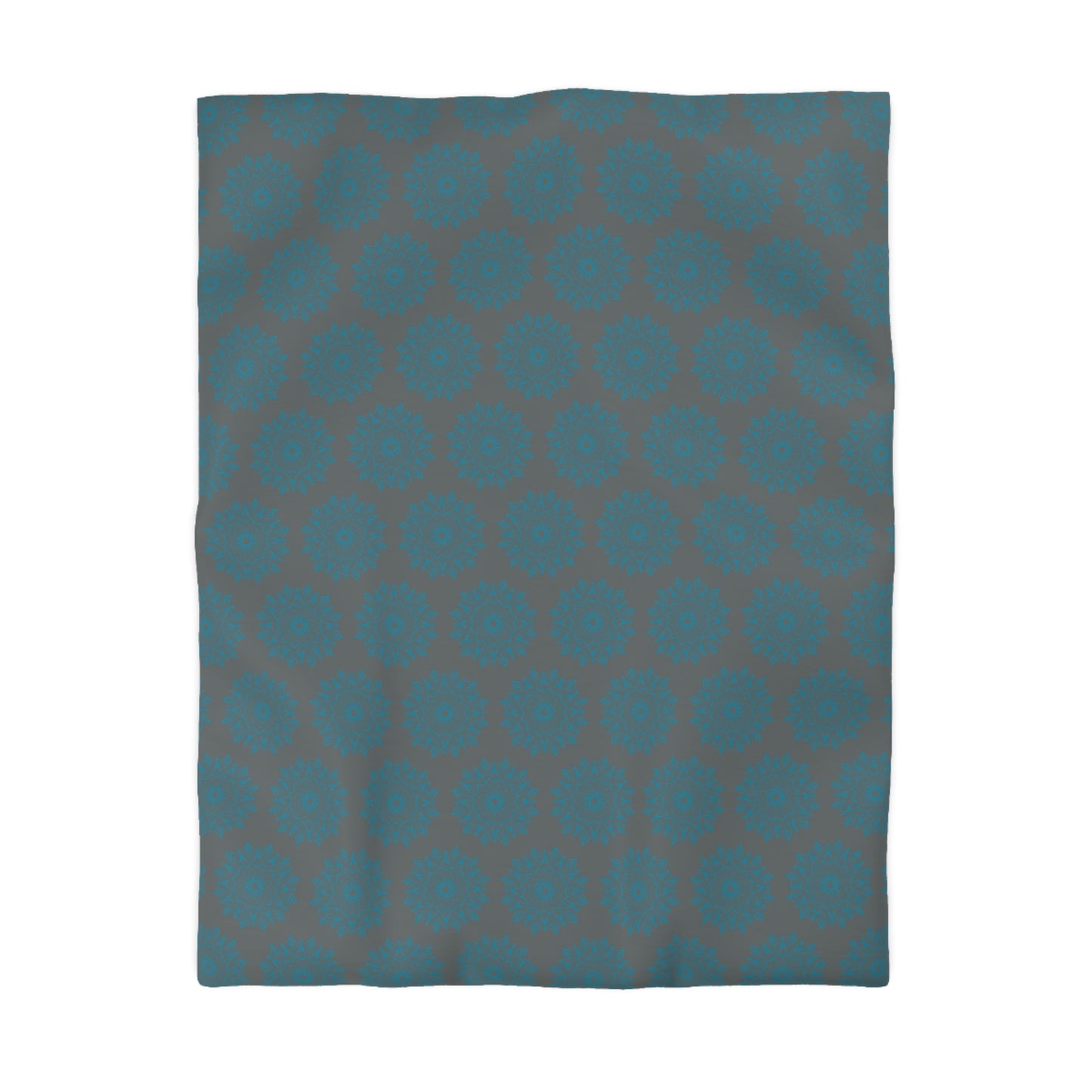 Teal Tranquility Microfiber Duvet Cover