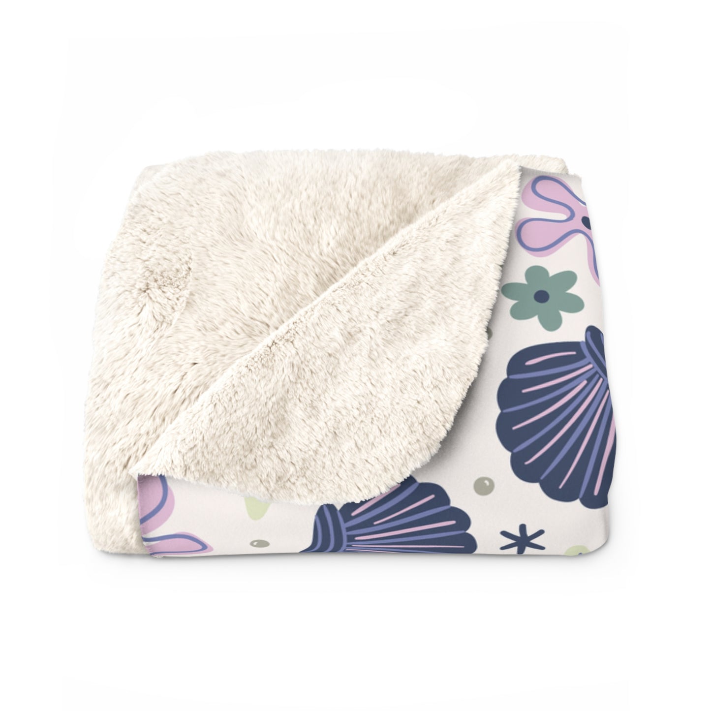 Shellflower Cove Fleece Blanket