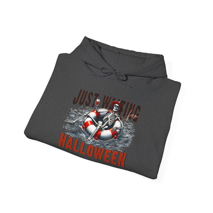 Just Waiting For Halloween Heavy Blend™ Hooded Sweatshirt