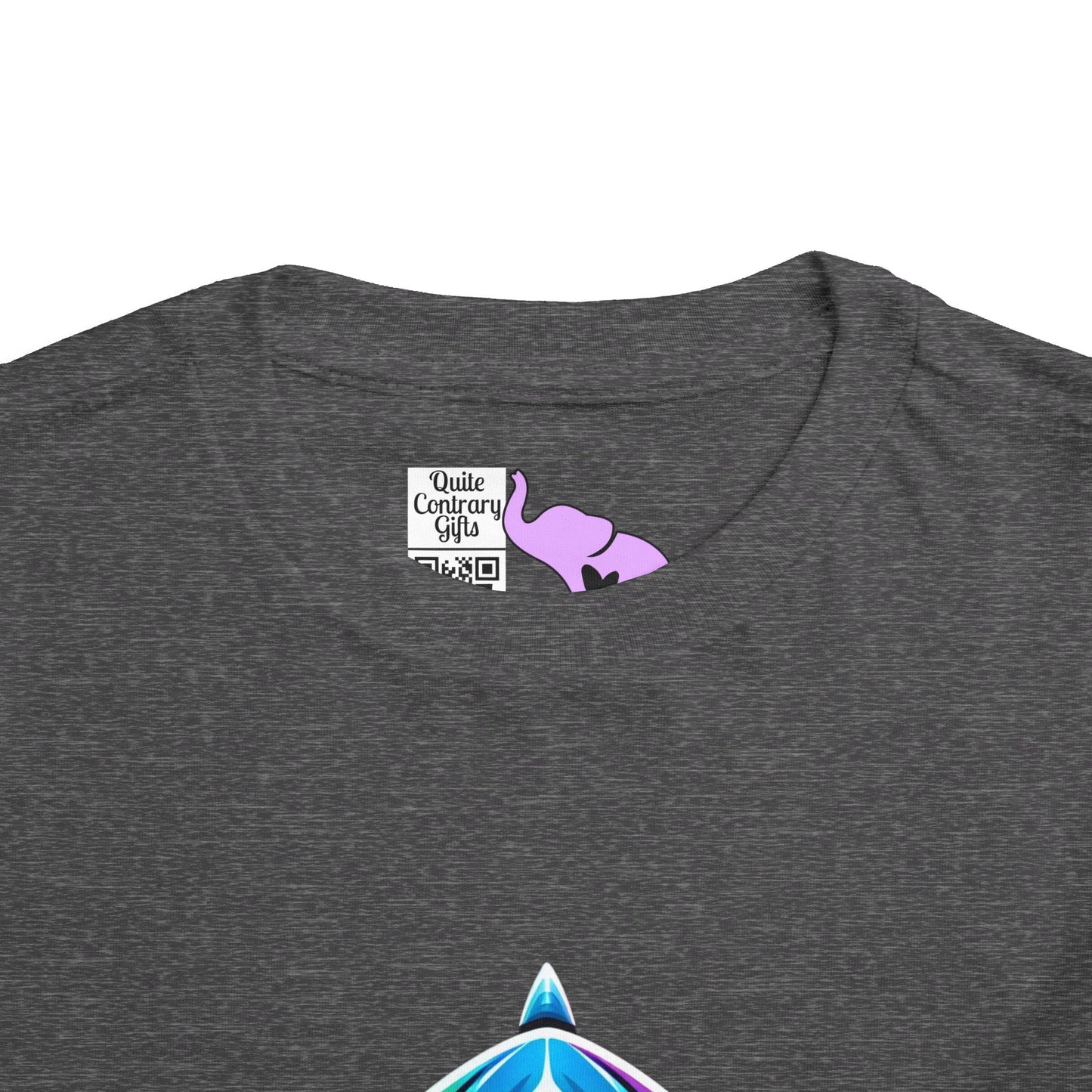Colorful Shark Toddler Tee
