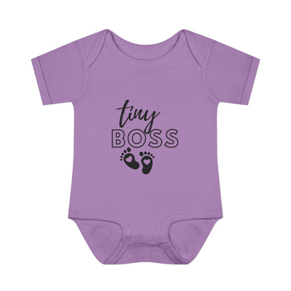 Tiny Boss Infant Baby Rib Bodysuit