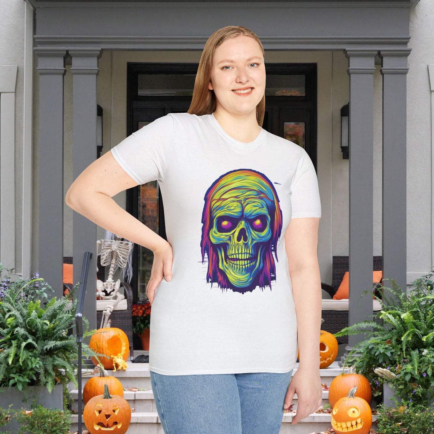 Creepy Zombie Adult T-shirt