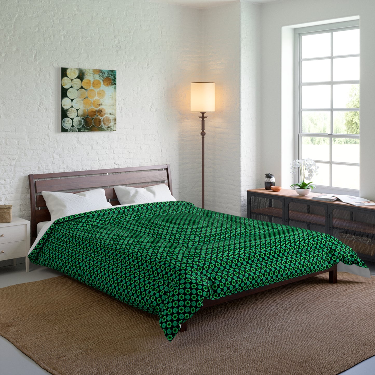 Clover Bloom Burst Basic Bedding Set