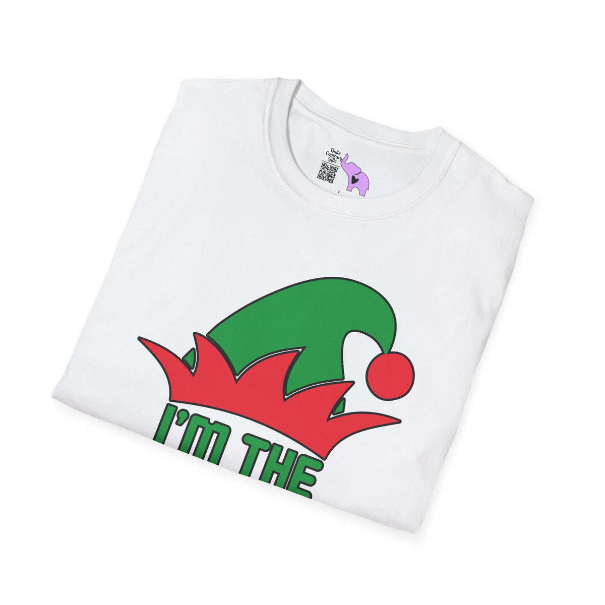 I'm The Smart Elf Personalized Adult T-shirt