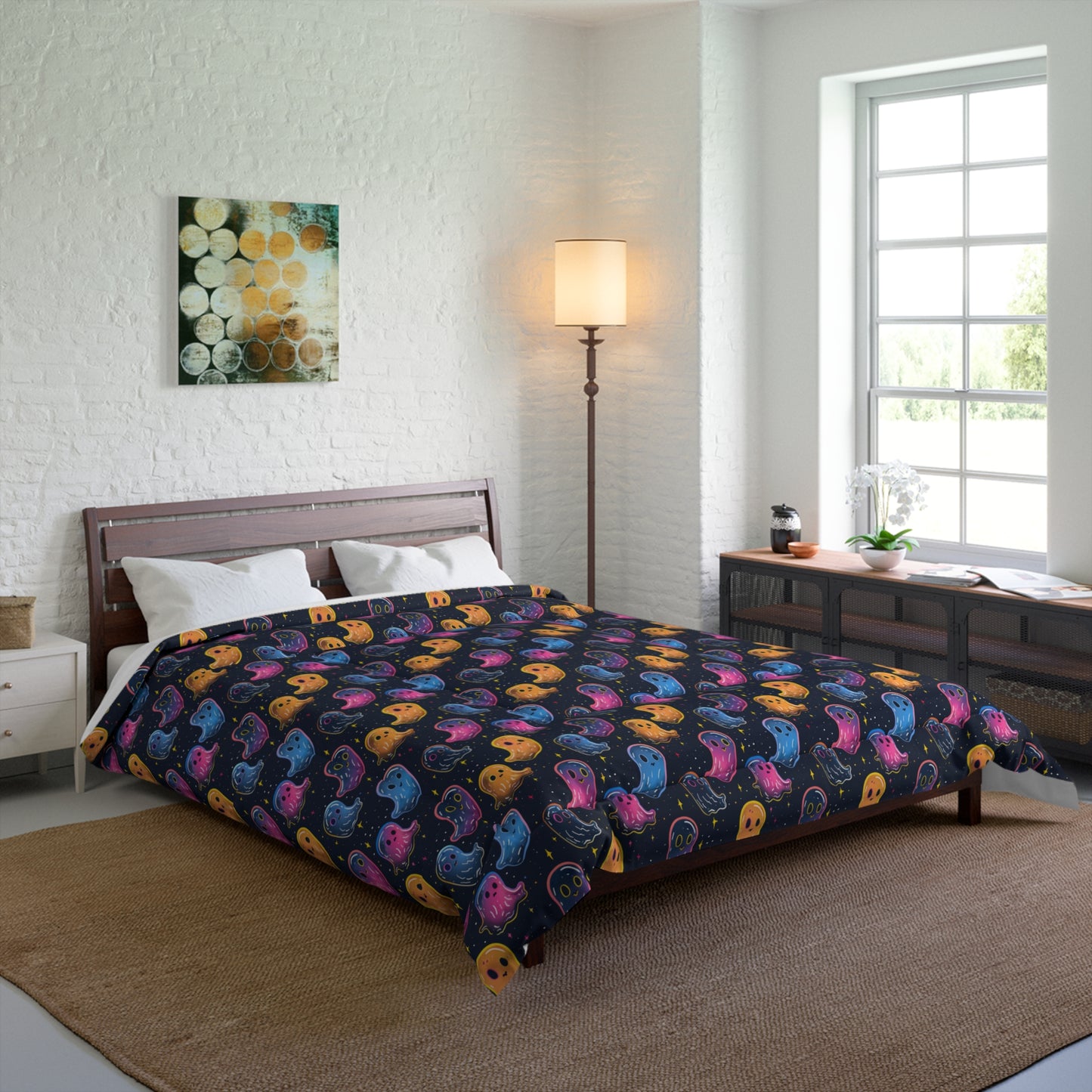 Neon Haunters Comforter