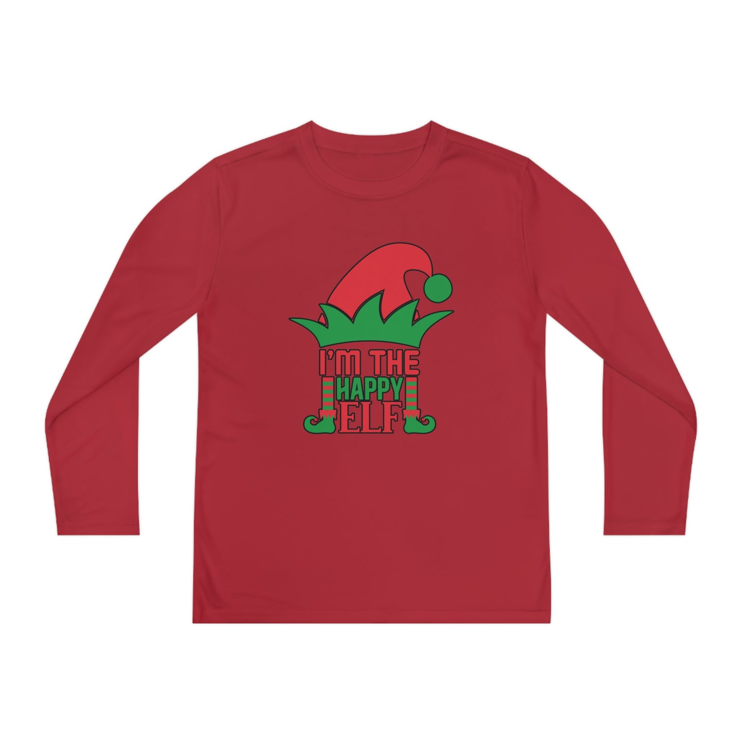 I'm The Happy Elf Youth Long Sleeve Tee