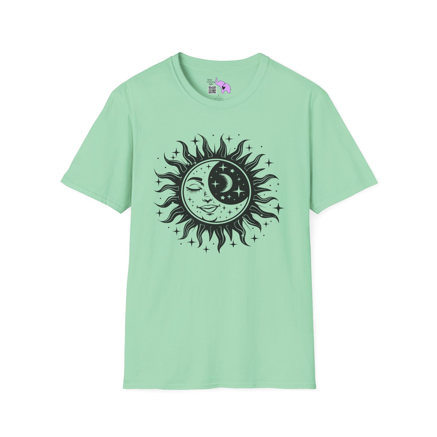 Celestial Sun/Moon Adult T-shirt