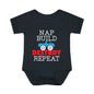 Nap Build Destroy Repeat Infant Baby Rib Bodysuit