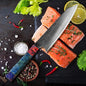 8 inch Damascus Steel Chef Knife With Ornate Handle