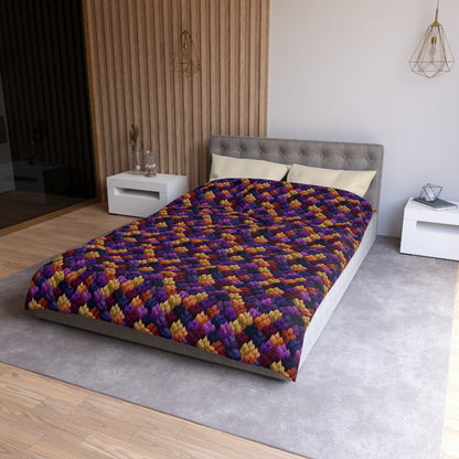 Velour Garden Microfiber Duvet Cover