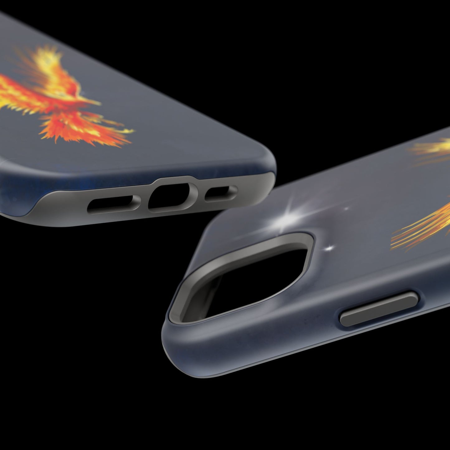 Phoenix Over Nebula MagSafe® Compatible Tough Case for iPhone