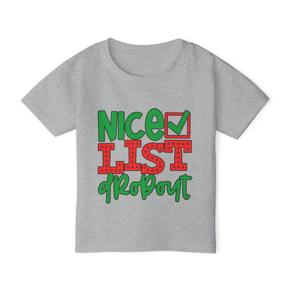 Nice List Dropout Heavy Cotton™ Toddler T-shirt