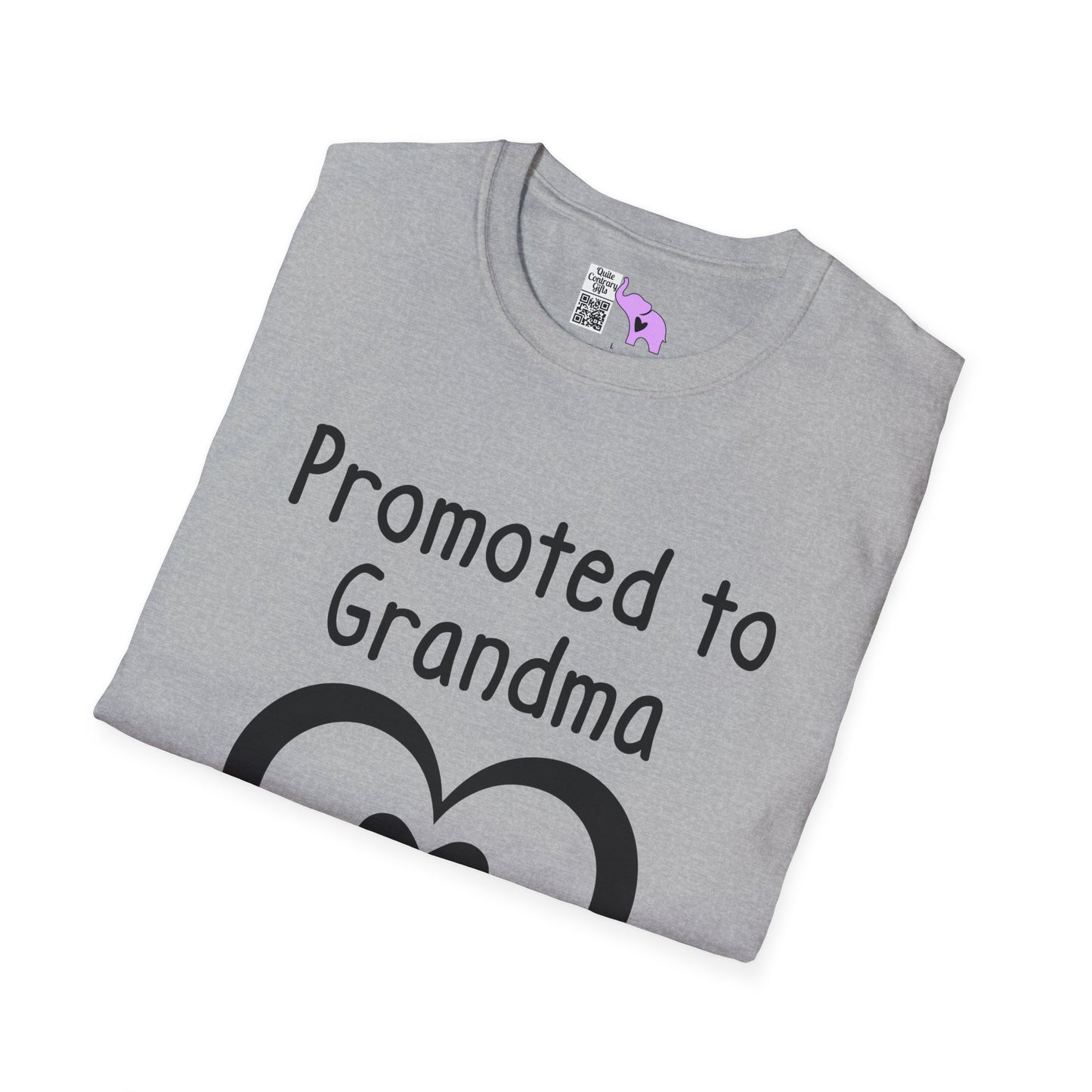 Promoted To Grandma 2027 Adult T-shirt