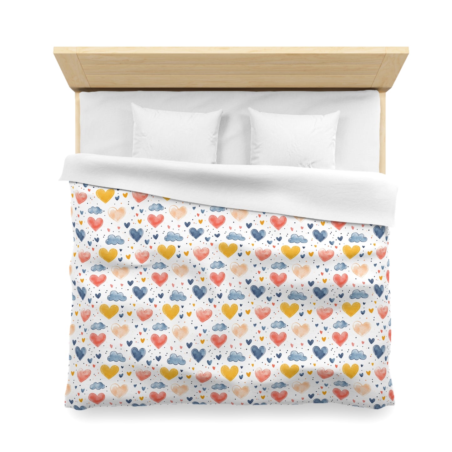 Love in the Air Microfiber Duvet Cover