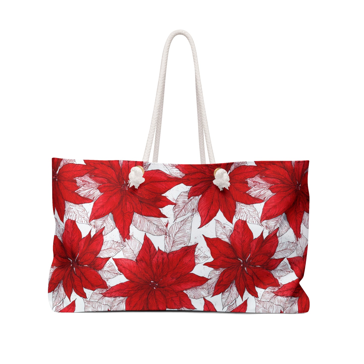 Christmas Blossom Sketch Weekender Bag