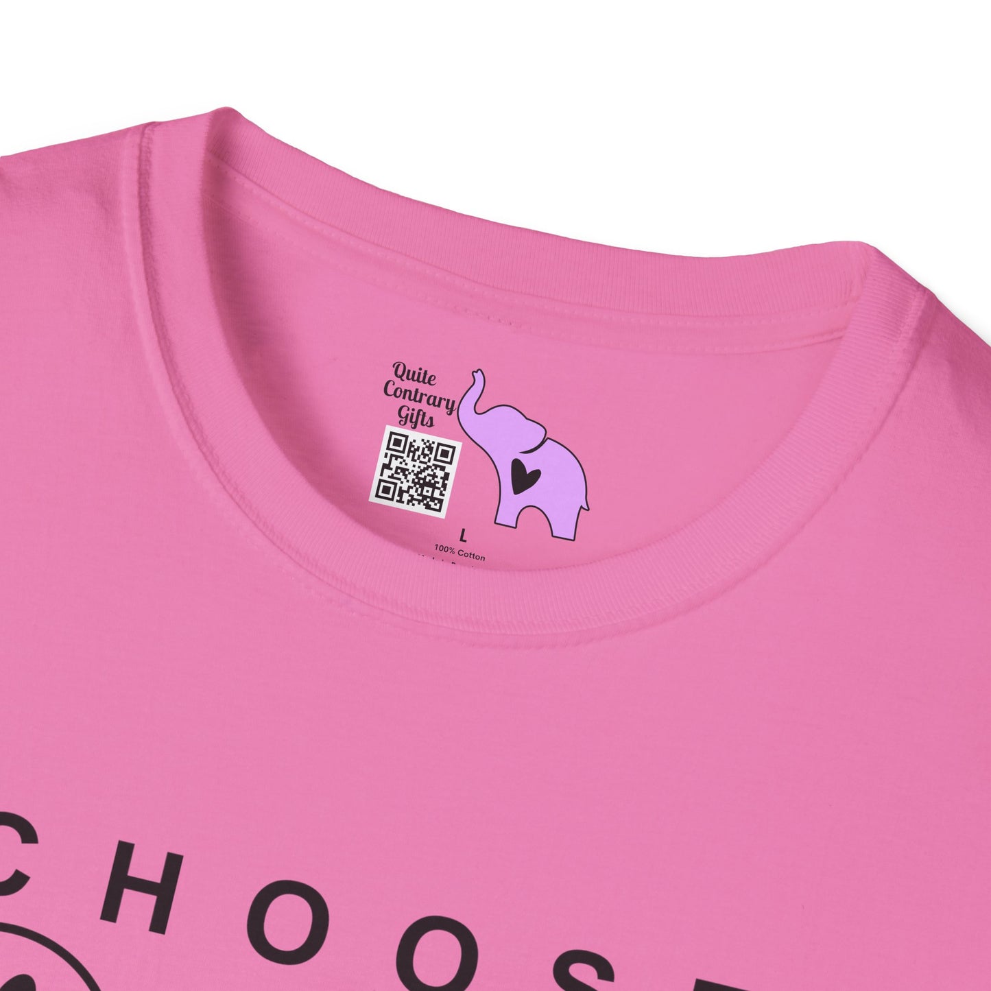 Choose Happy Smiley Faces Adult T-shirt