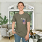 American Flag Pocket Gun Adult T-shirt