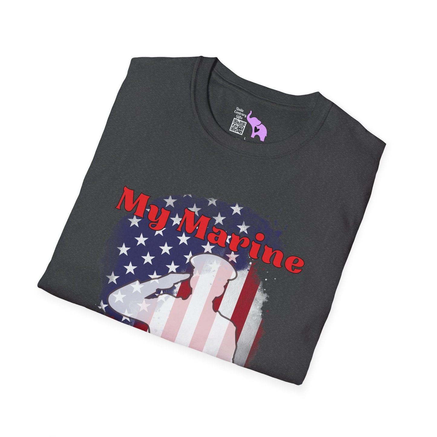 My Marine My Son (Mom) Adult T-shirt