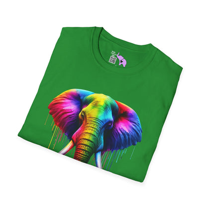 Colorful Elephant Adult T-shirt