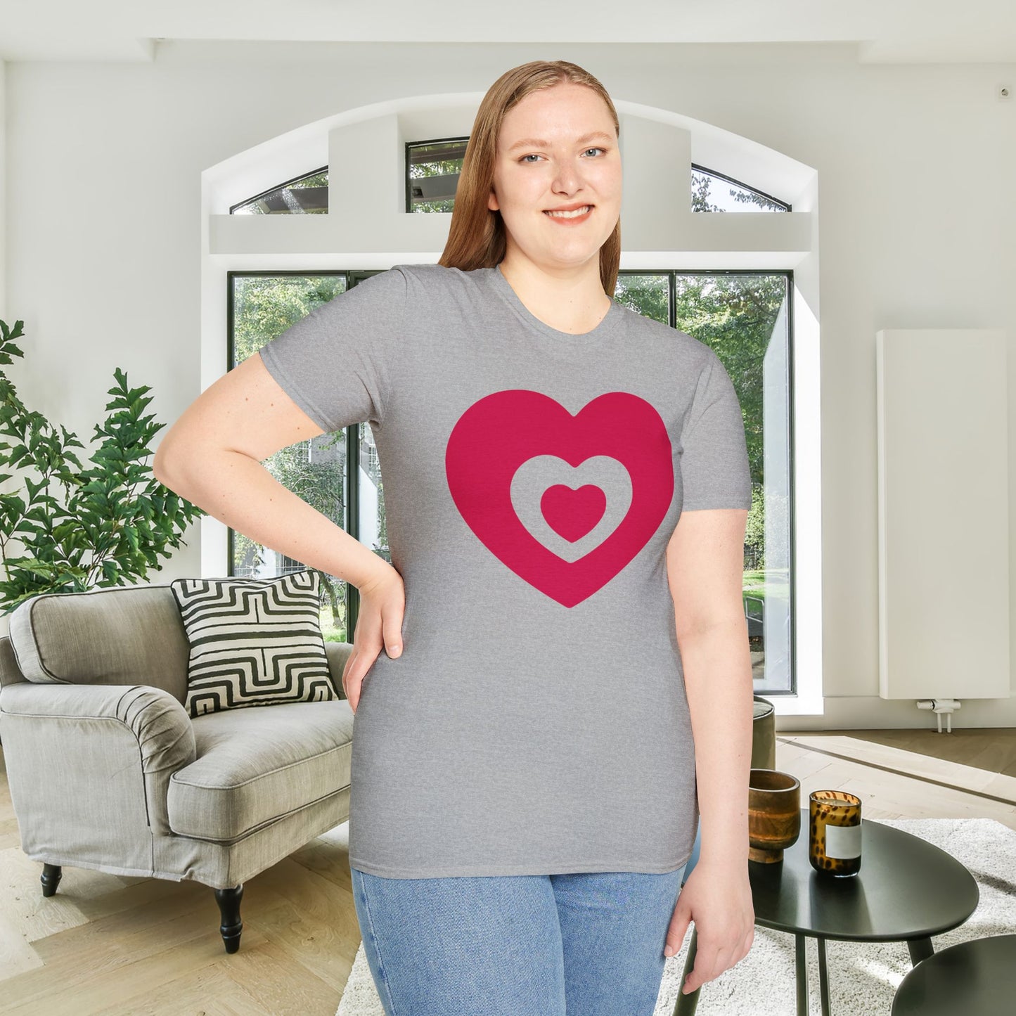 Heart 6 Adult Unisex Tshirt