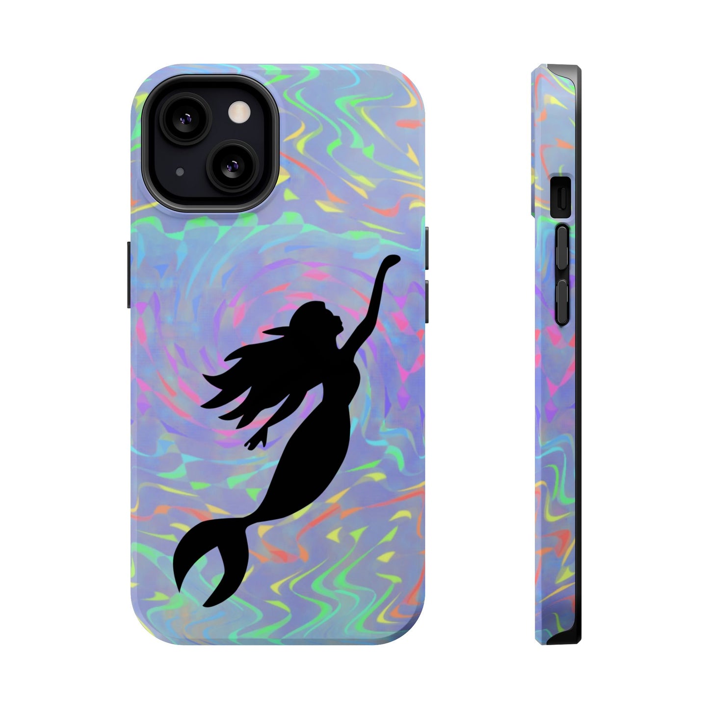 Mermaid Silhouette MagSafe® Compatible Tough Case for iPhone