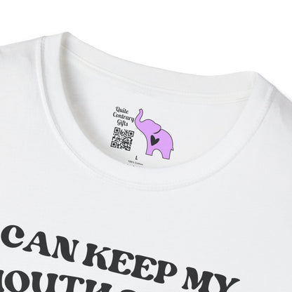 I Can Keep My Mouth Shut, But You Can Read The Subtitles On My Face Adult T-shirt