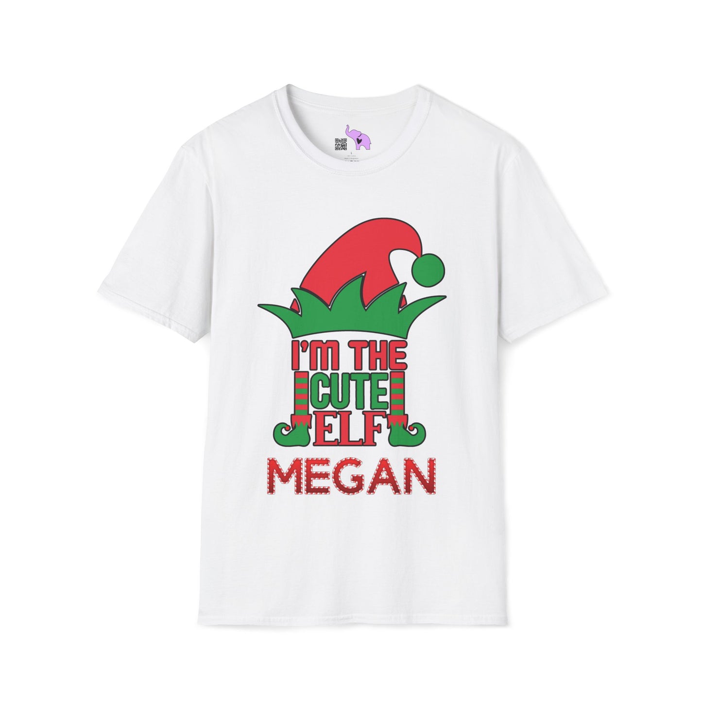 I'm The Cute Elf Adult T-shirt (Custom Name Available!)