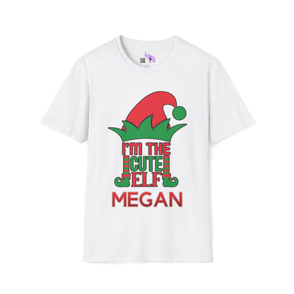 I'm The Cute Elf Adult T-shirt (Custom Name Available!)