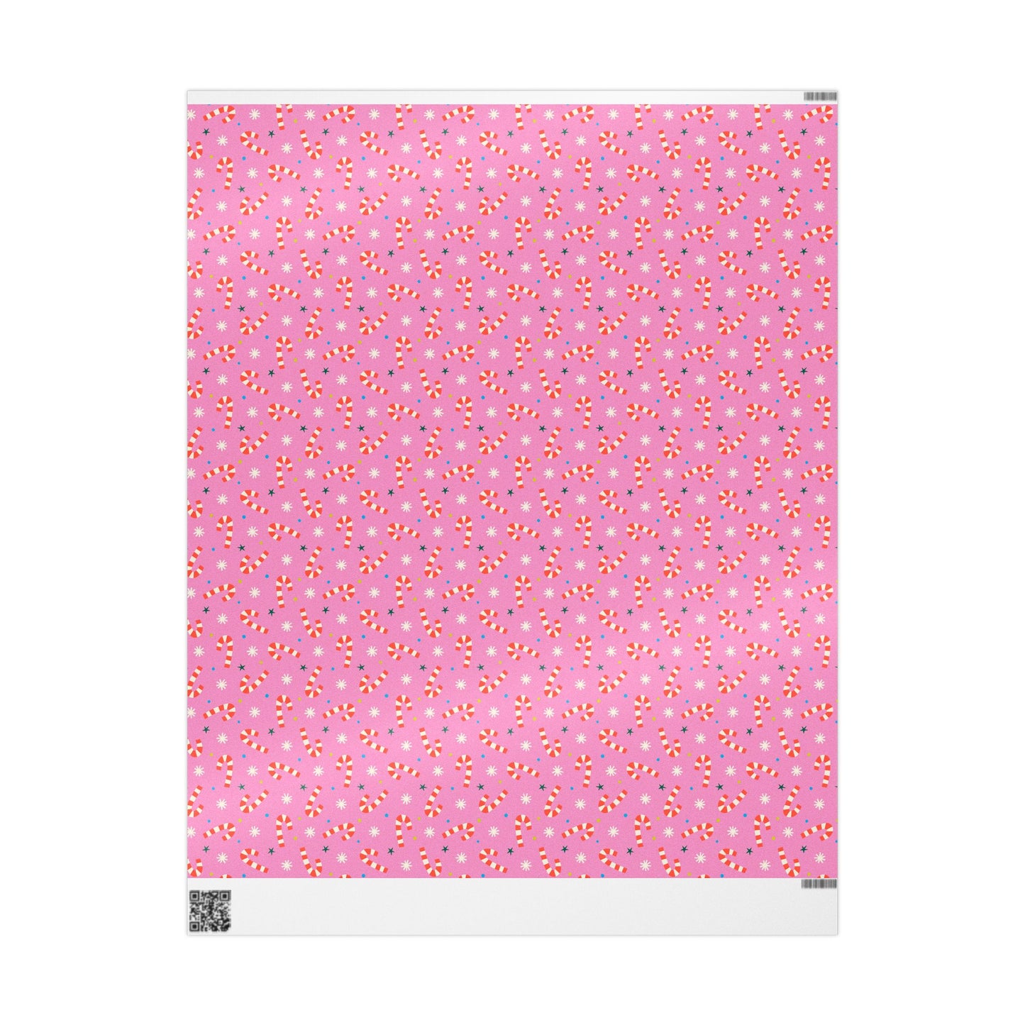 Peppermint Wishes Wrapping Paper