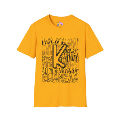 Kwanzaa Wordcloud Adult T-shirt