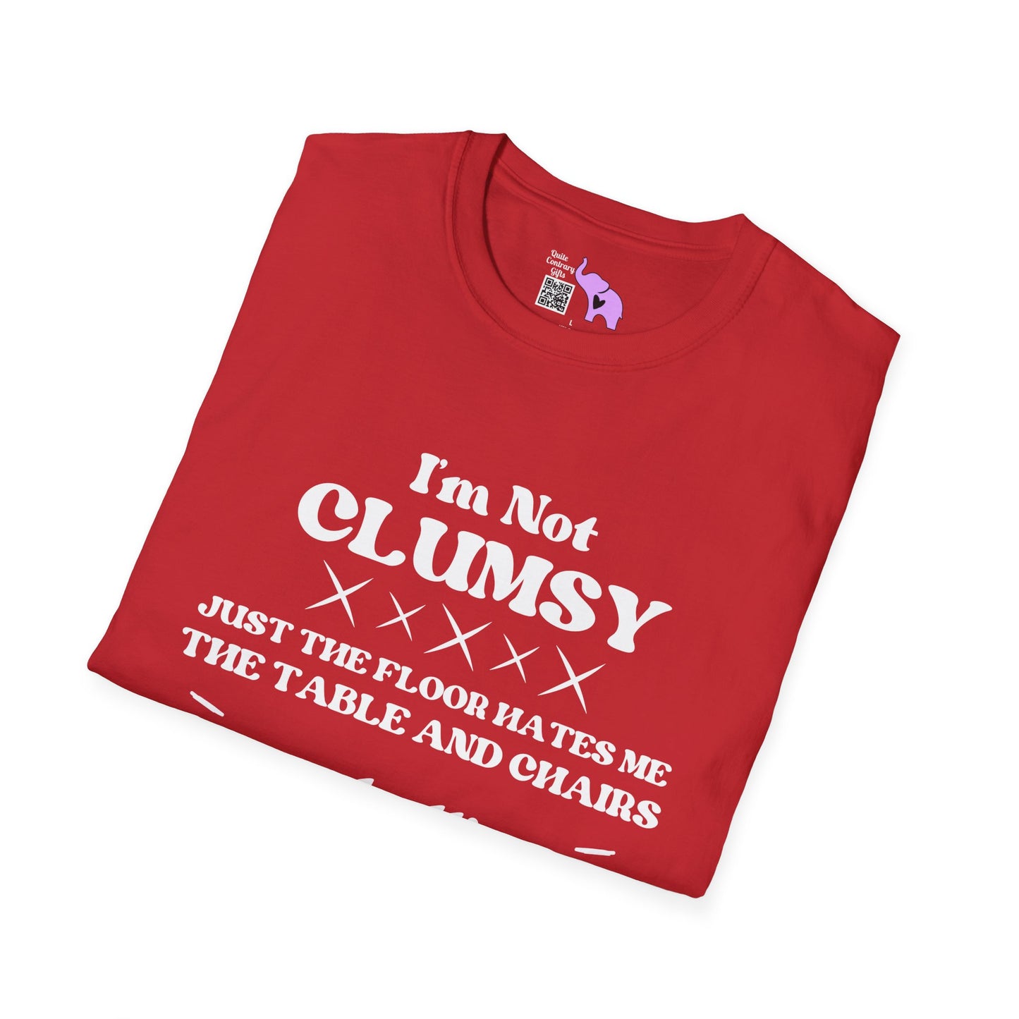 I'm Not Clumsy Adult T-shirt