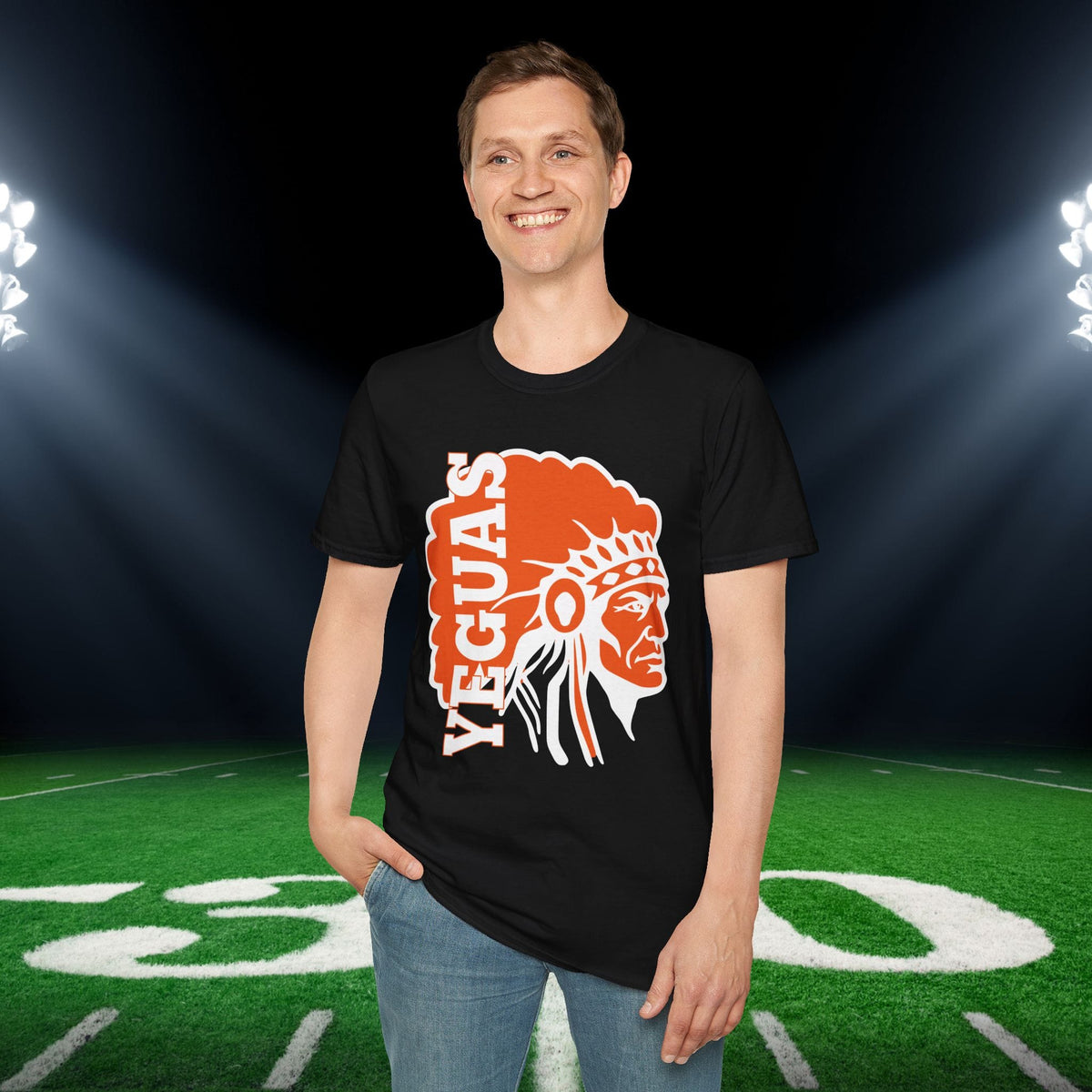 Somerville Yeguas Mascot Adult T-shirt