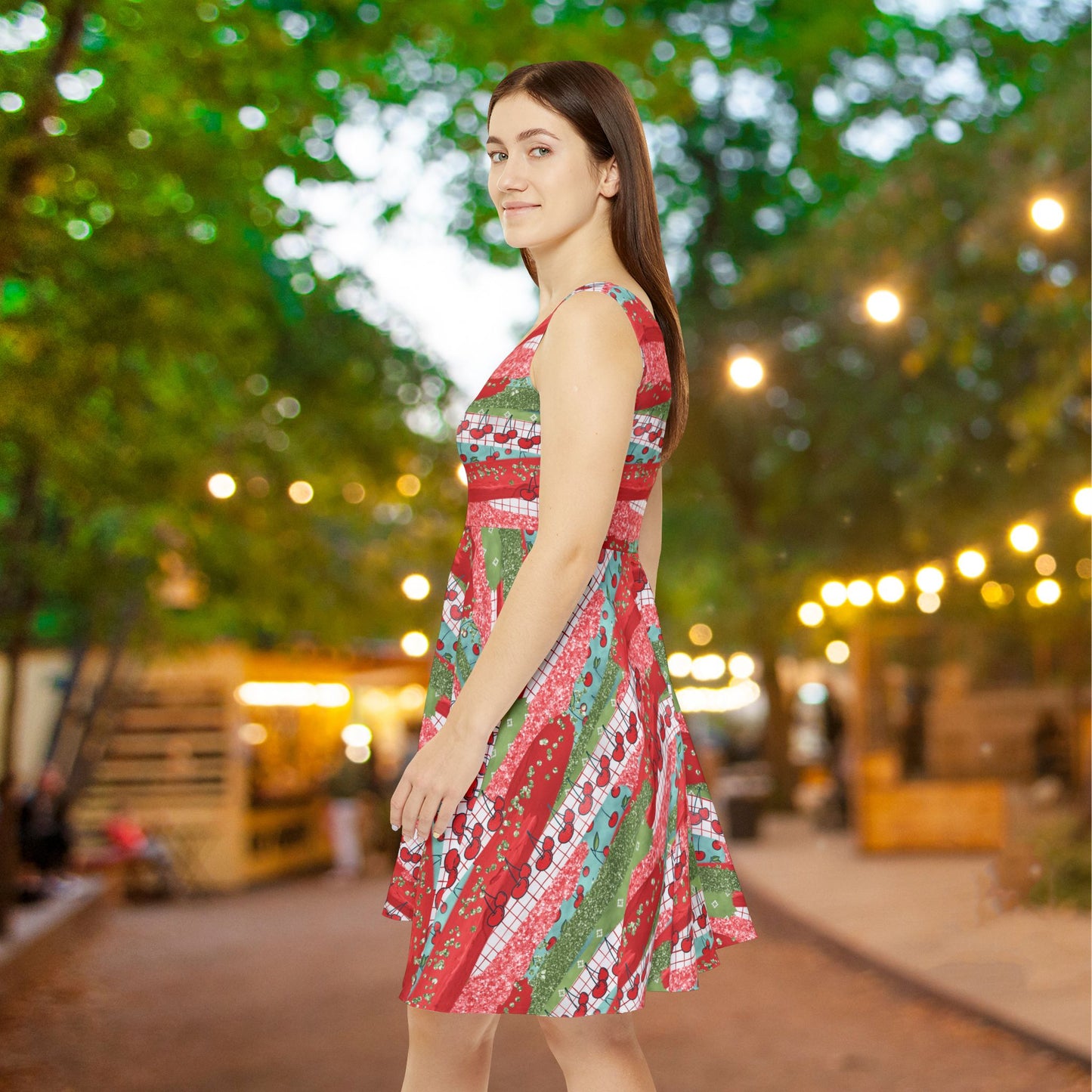 Cherry Lane Women's Skater Dress