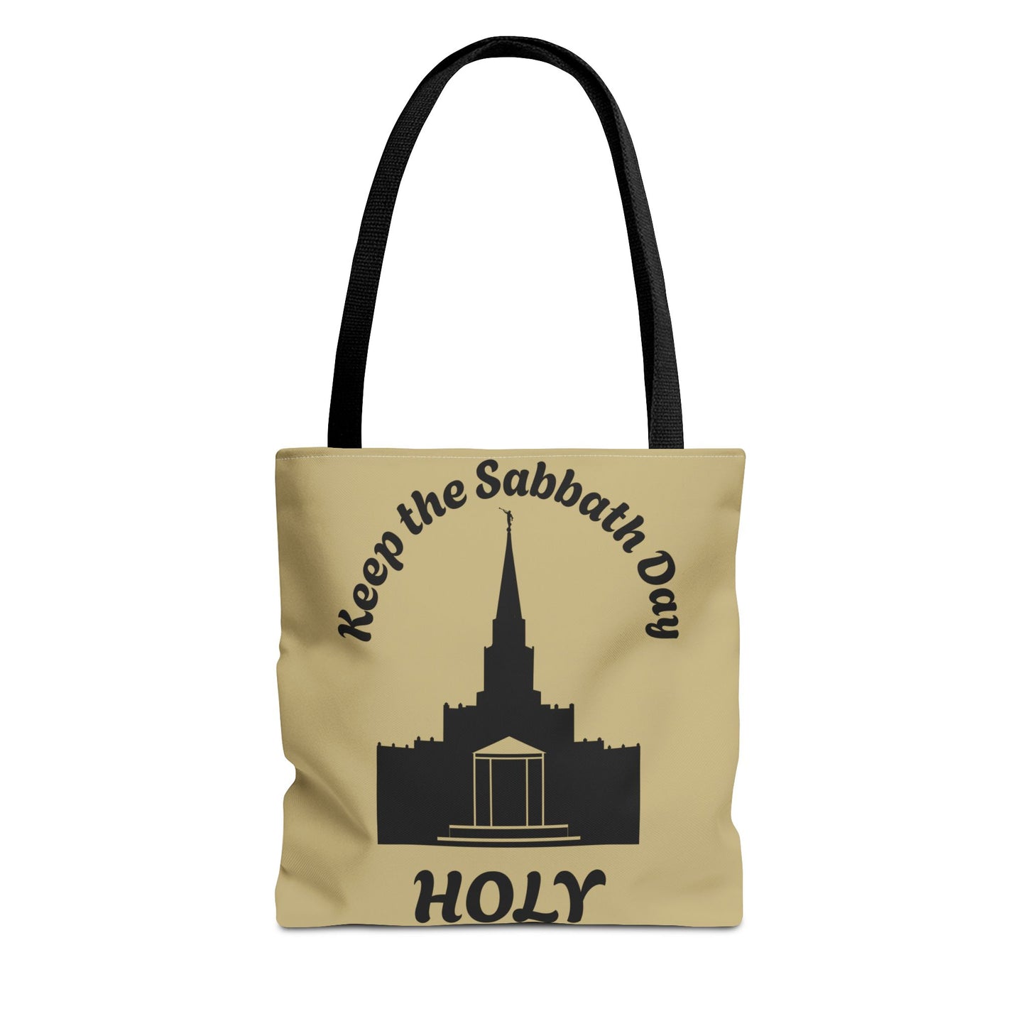 Keep The Sabbath Day Holy (Houston LDS Temple)Canvas Tote Bag