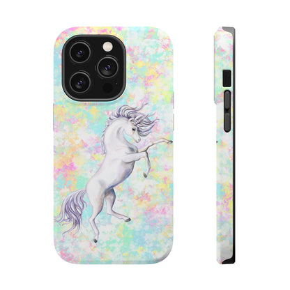 Pastel Pegasus MagSafe® Compatible Tough Case for iPhone