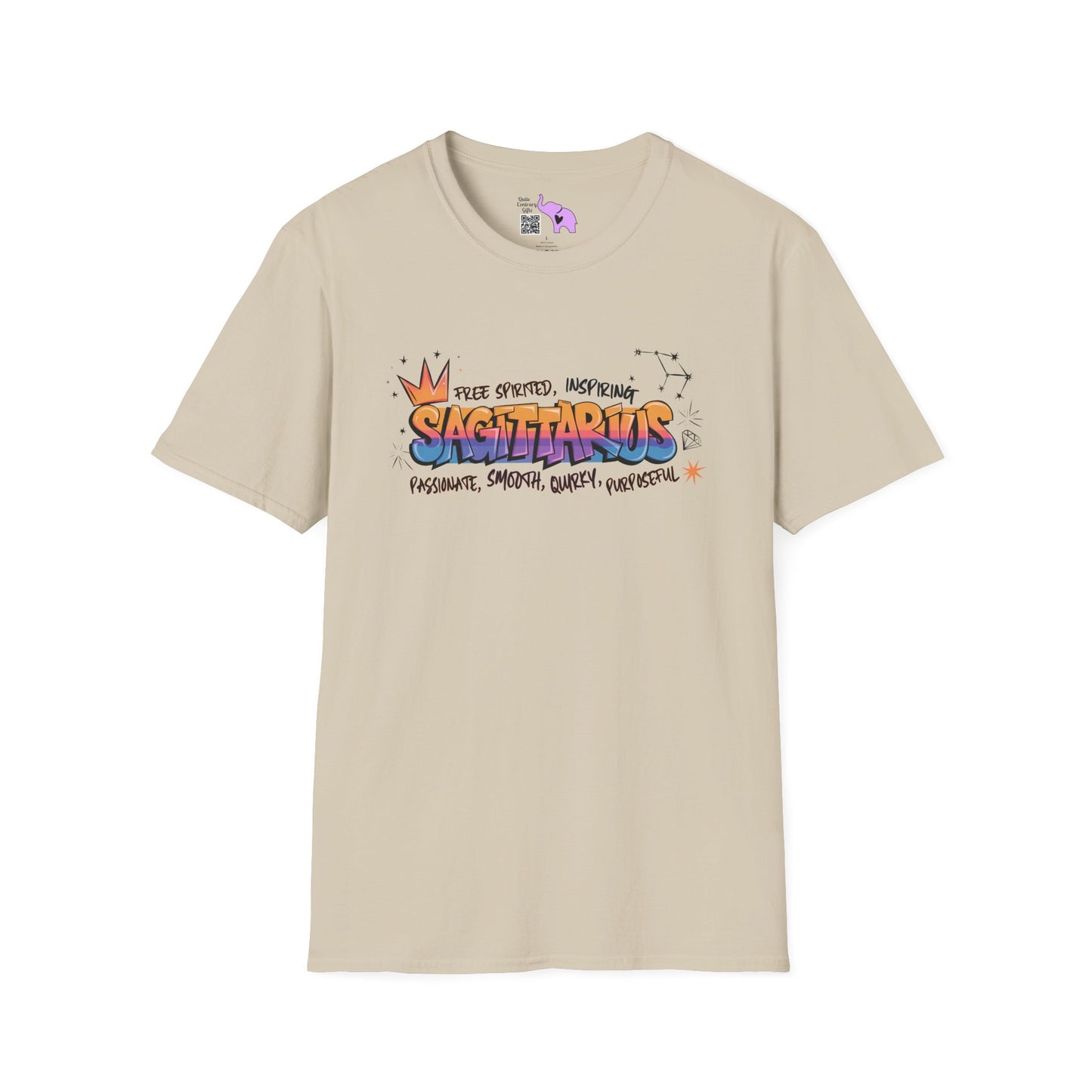 Sagittarius Street Art Adult T-shirt