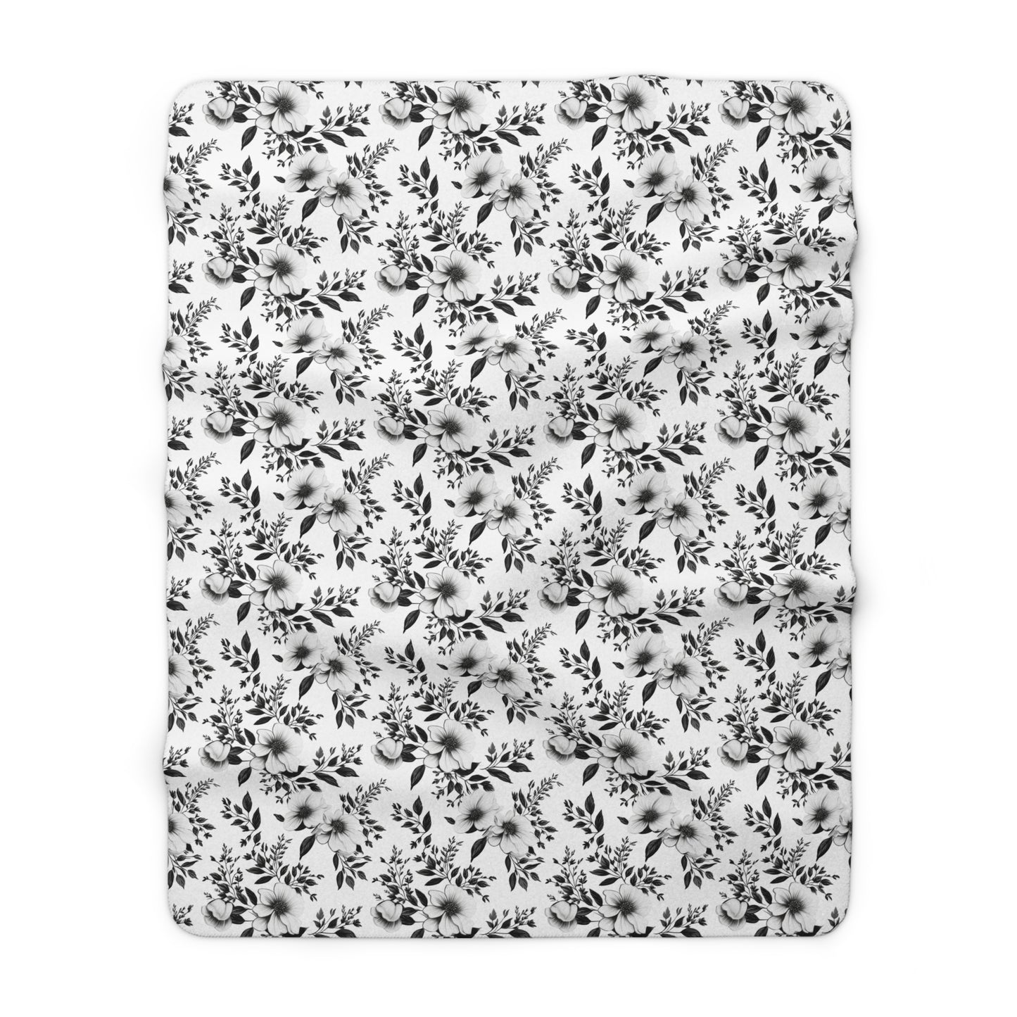 Garden Sketch Fleece Blanket