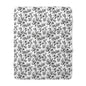 Garden Sketch Fleece Blanket