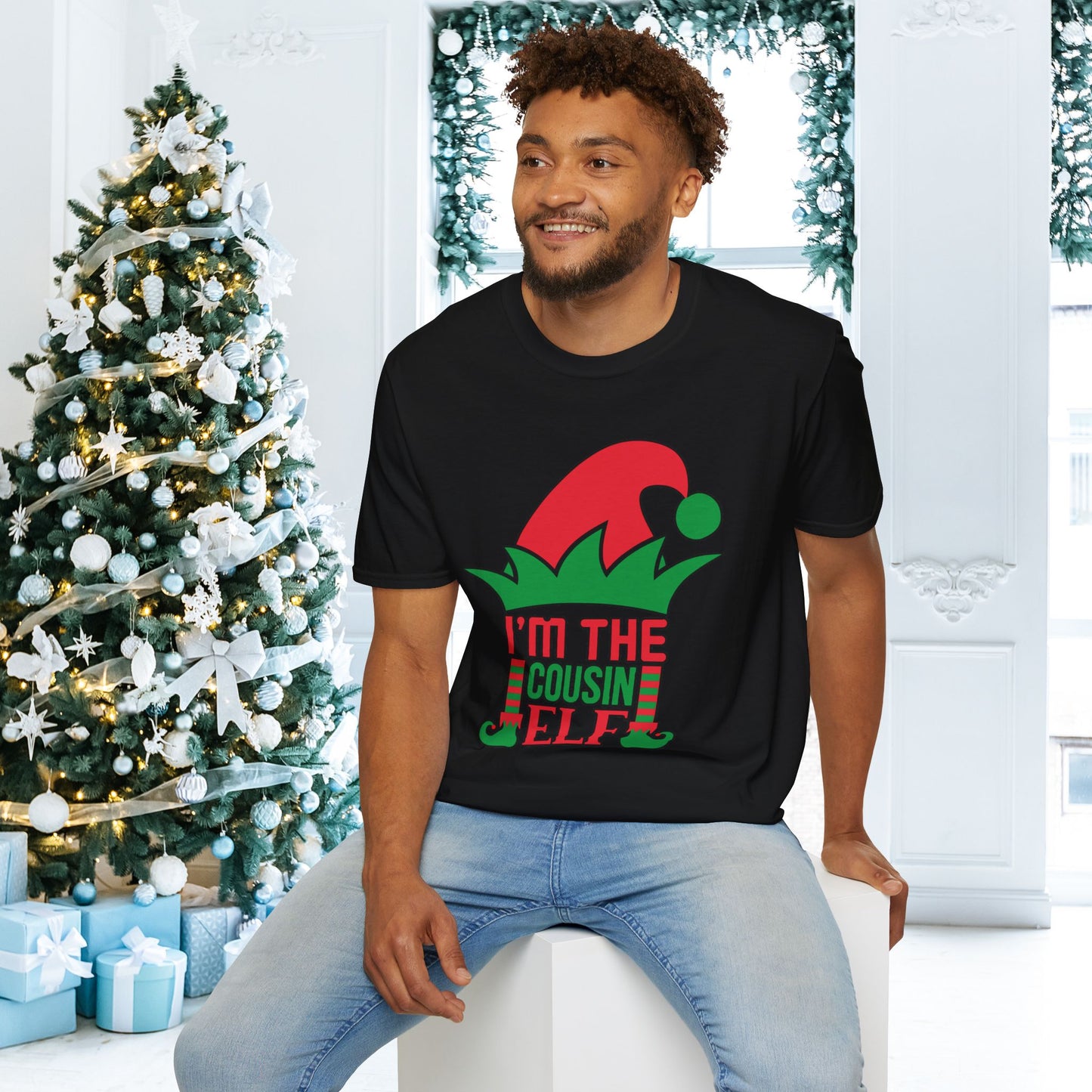 I'm The Cousin Elf Adult T-shirt