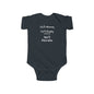 50% Mommy 50% Daddy 100% Adored Infant Fine Jersey Bodysuit