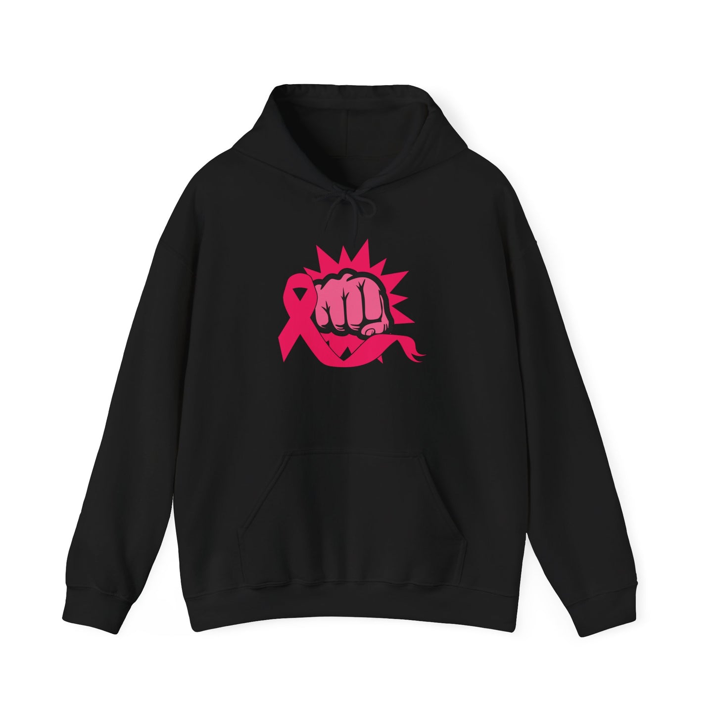 Breast Cancer Warrior Punch Adult Heavy Blend™ Hoodie