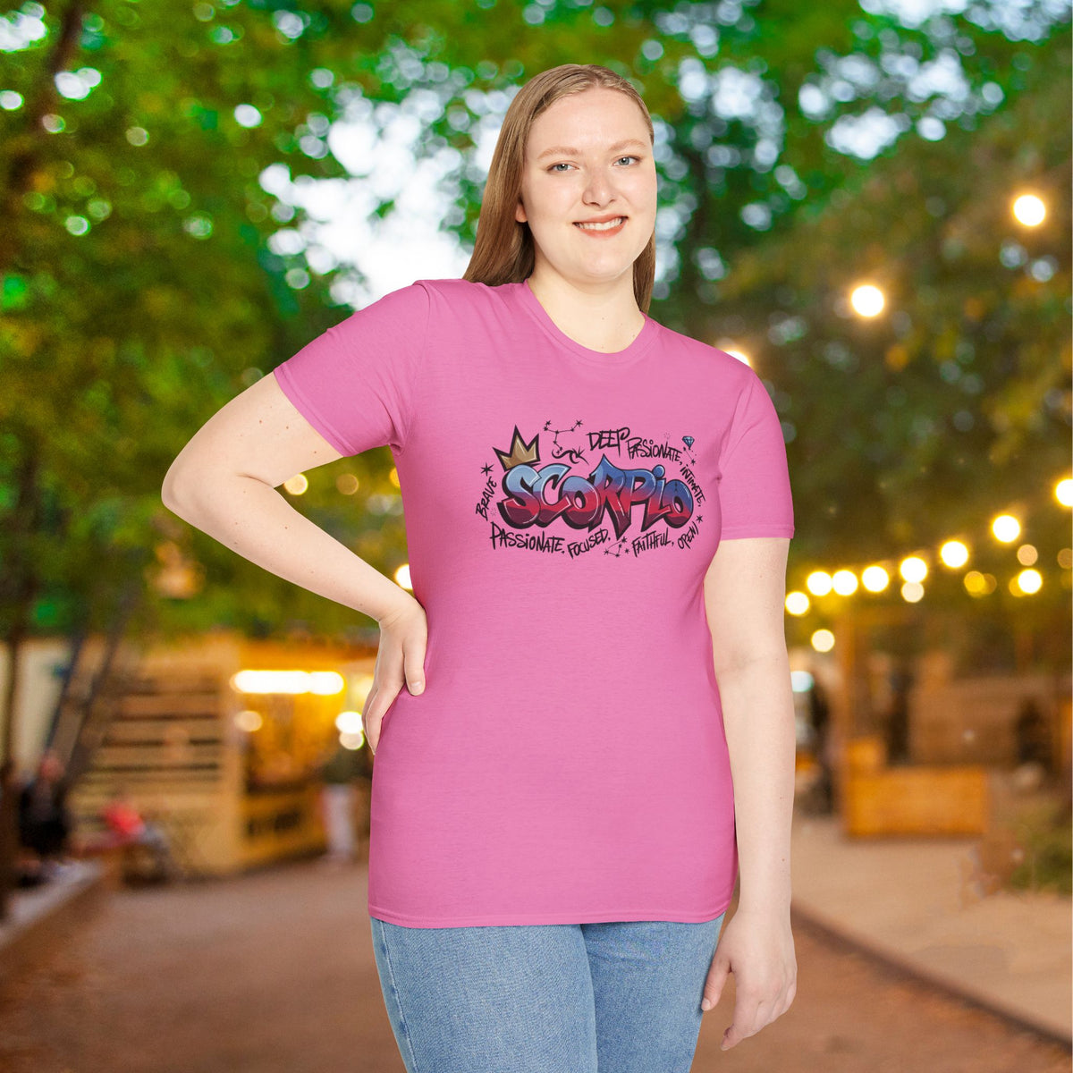 Scorpio Street Art Adult T-shirt