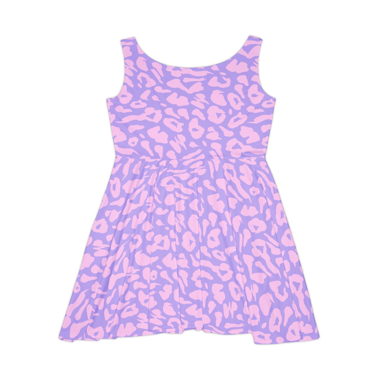 Cotton Candy Cheetah Print Women's Skater Dress