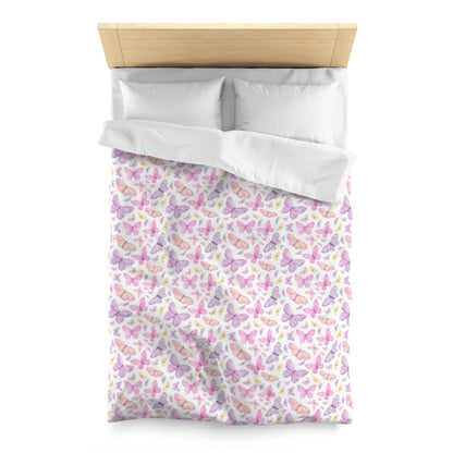 Pastel Butterfly Dreams Duvet Bedding Set