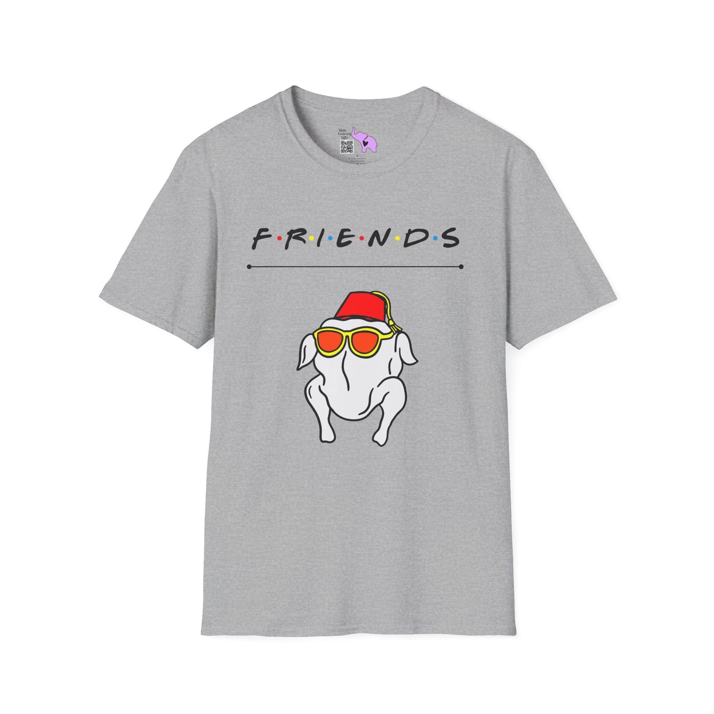 Friends; Thanksgiving Turkey Adult T-shirt