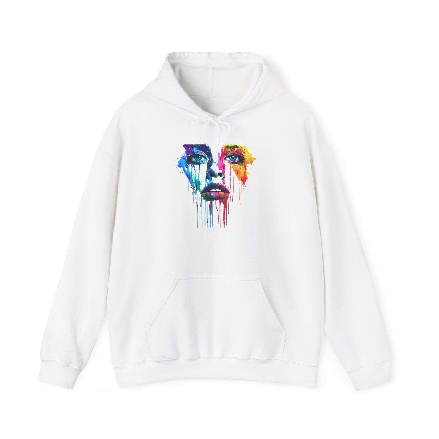 Colorful Face Heavy Blend™ Hooded Sweatshirt