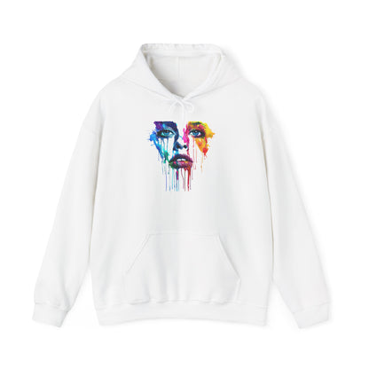 Colorful Face Heavy Blend™ Hooded Sweatshirt
