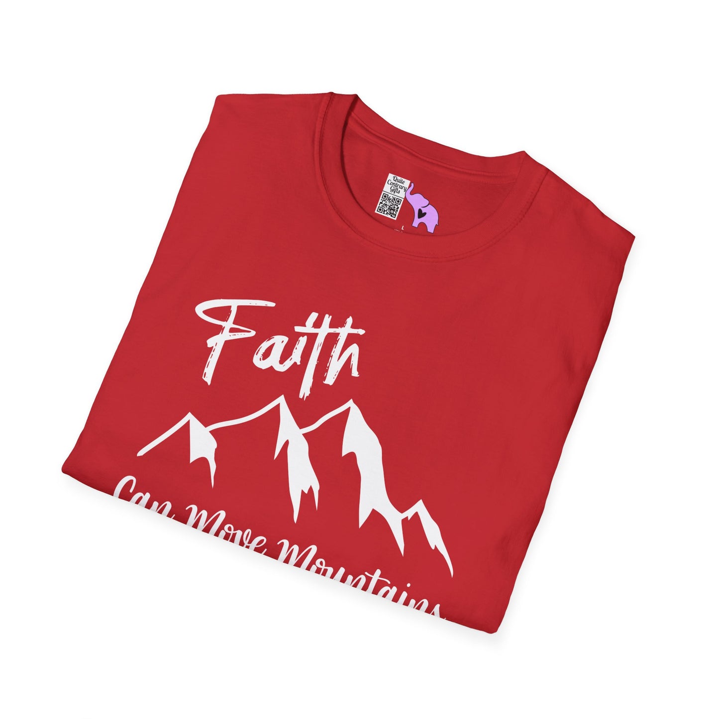 Faith Can Move Mountains Adult T-shirt